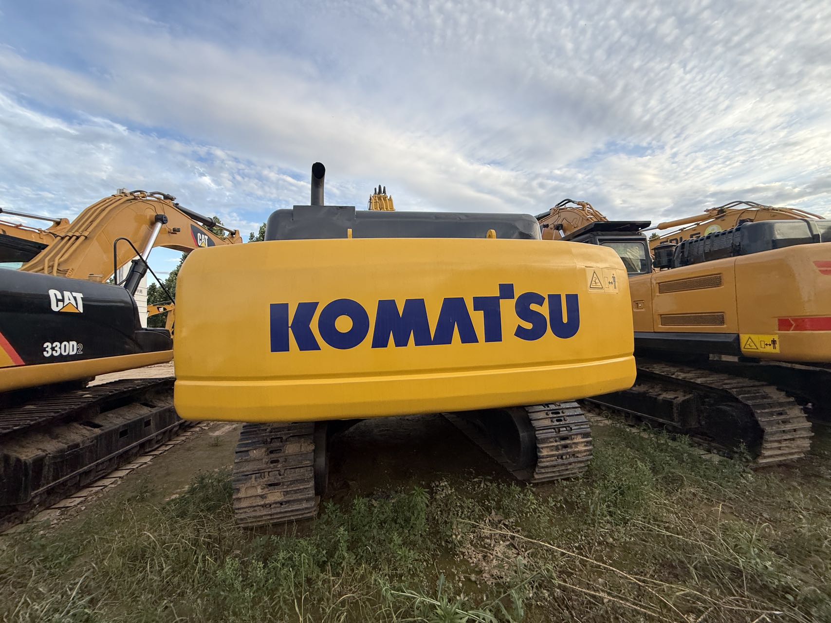 Used Komatsu PC210 Excavator for Road Construction in Kenya