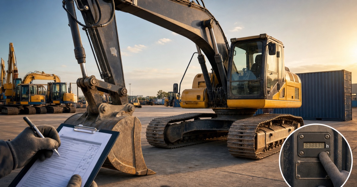 How to Buy Used Construction Machinery: 6 Checks Every Export Buyer Should Make