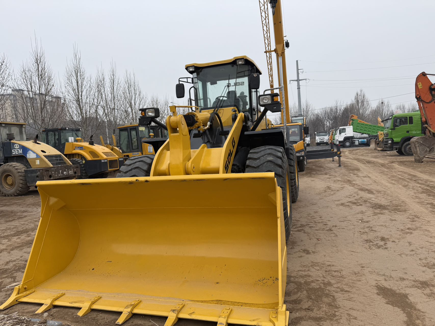 used Wheels Loader Second Hand SDLG Wheels Loader