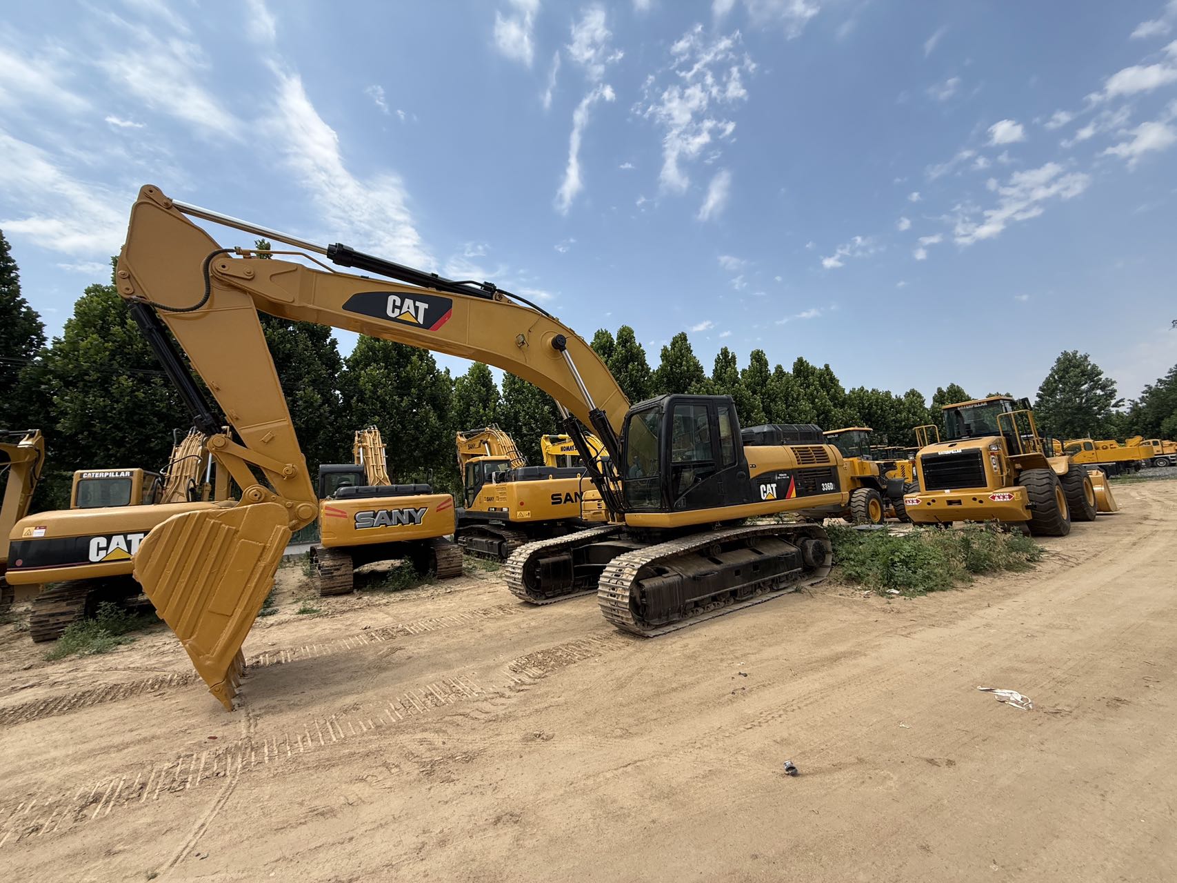 Used 336 cat excavator 33-ton hydraulic crawler for mining